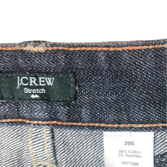 J Crew Bootcut Stretch 5 Pocket Medium Dark Wash Jeans - Picture 4 of 5
